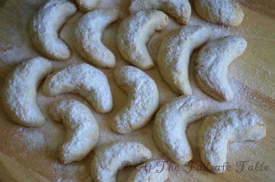 At The Failsafe Table - Easter Cashew Crescent Biscuits